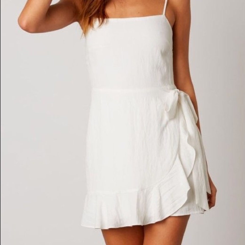 White Ruffle Sundress